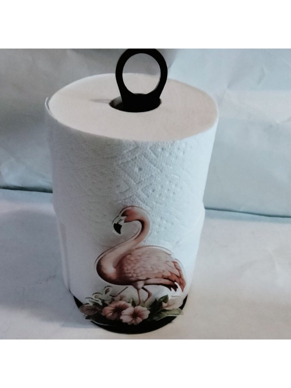 Flamingo Toilet Paper Holder Decorative Stand Spare Rolls